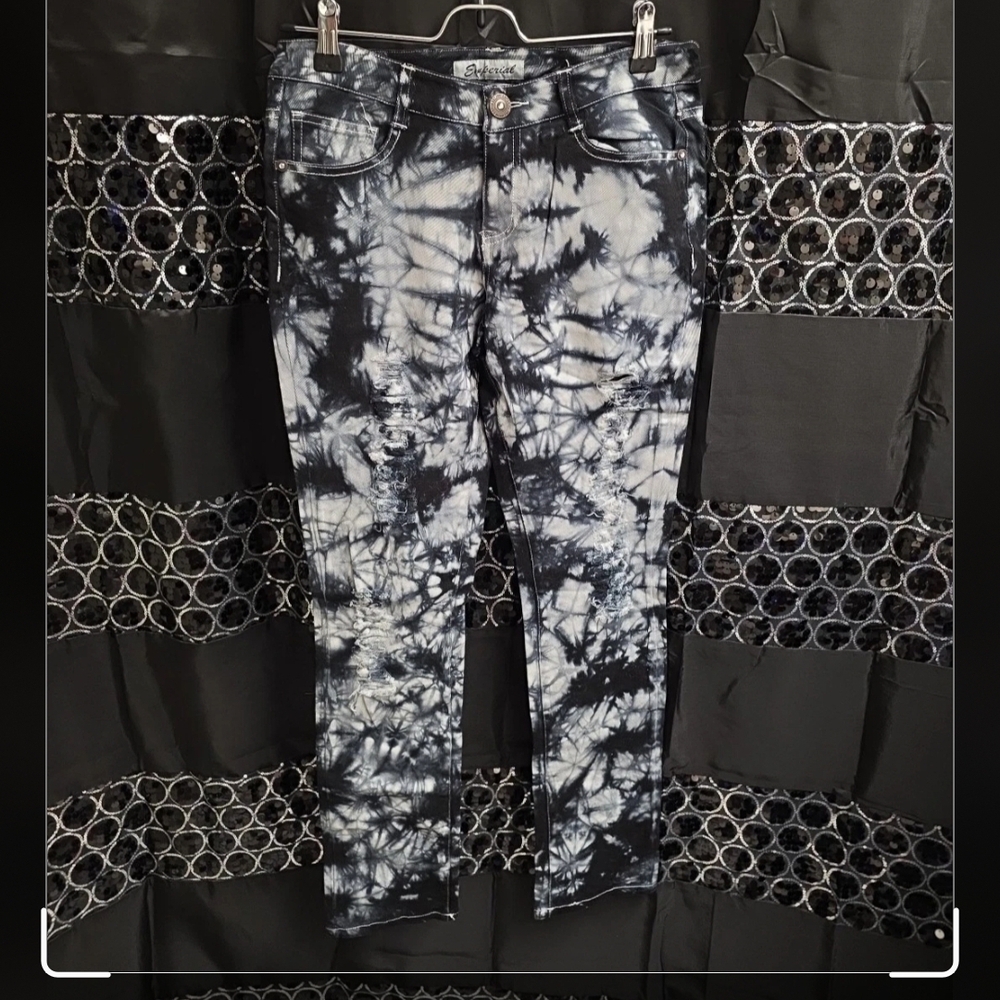 Tie-Dye Skinny Jeans